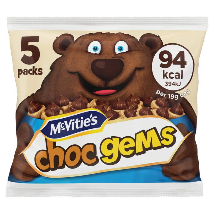 Mcvitie's Choc Gems 5 x 25g