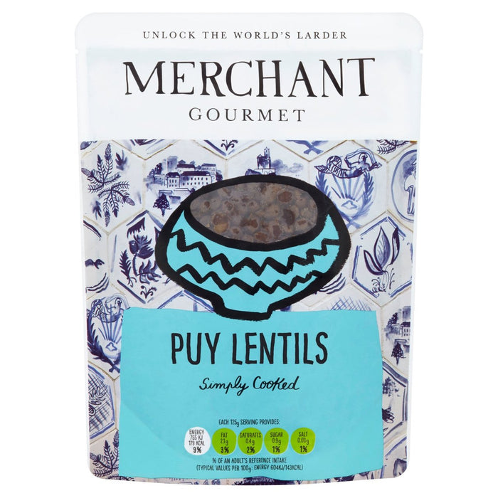 Gourning marchand prêt à manger des lentilles Puy 250g