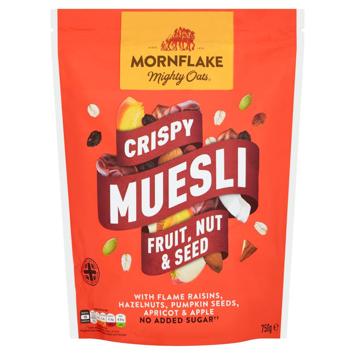 Mornflake extra knusprig Lieblingsfrucht & Nuss 750g