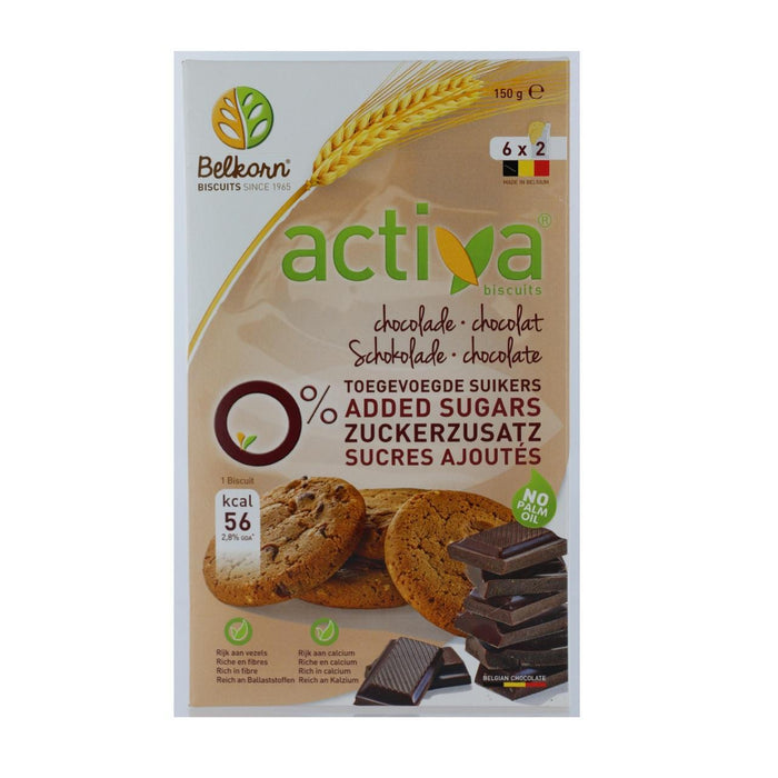 Activa Pas de biscuits au chocolat en sucre ajouté 150g