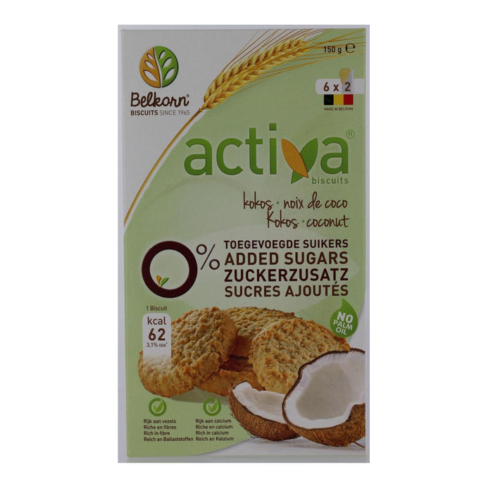 Activa no hay galletas de coco de azúcar agregadas 150G