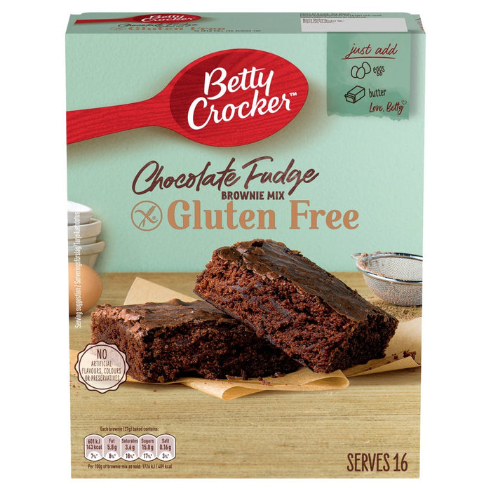 Betty Crocker Gluten Free Chocolate Fudge Brownie Mix 415G