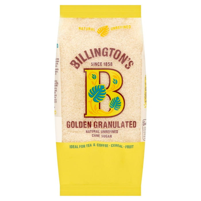 Billington's Organic non raffiné Natural Granuled Cane Sugar 500G