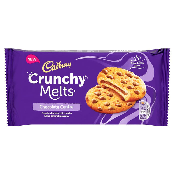 Cadbury Crunchy Melts Chocolate Center Cookies 156G