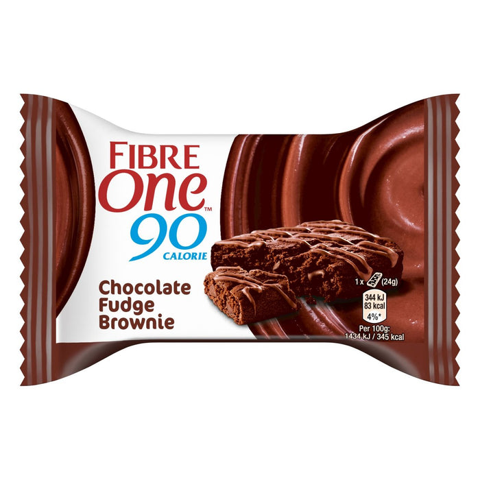 Fibre One 90 Calorie Chocorie Fudge Brownies 12 x 24g