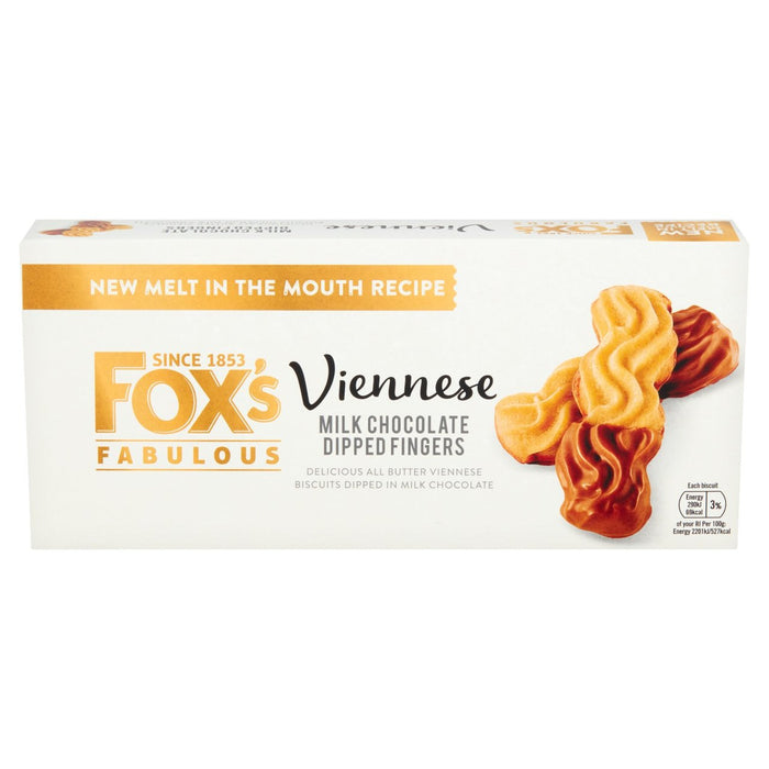 Fox's Viennise Milk Chocolate Dipped Finger 105g