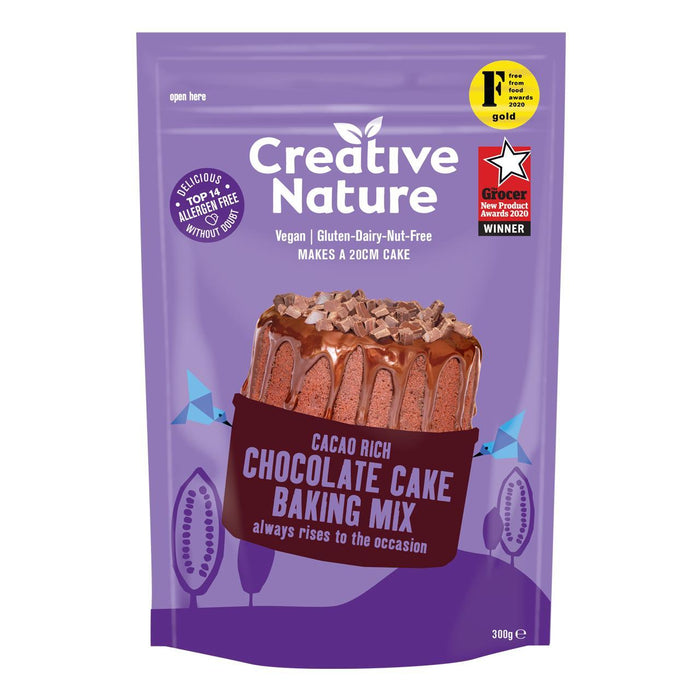 Creative Nature Cacao Rich Chocolate Cake Baking Mix 300g