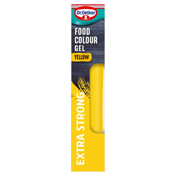 Dr Oetker Gel de colorant alimentaire jaune extra fort 10G