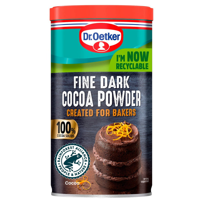 Dr. Oetker Fine 100% Dark Cocoa Powder 190G