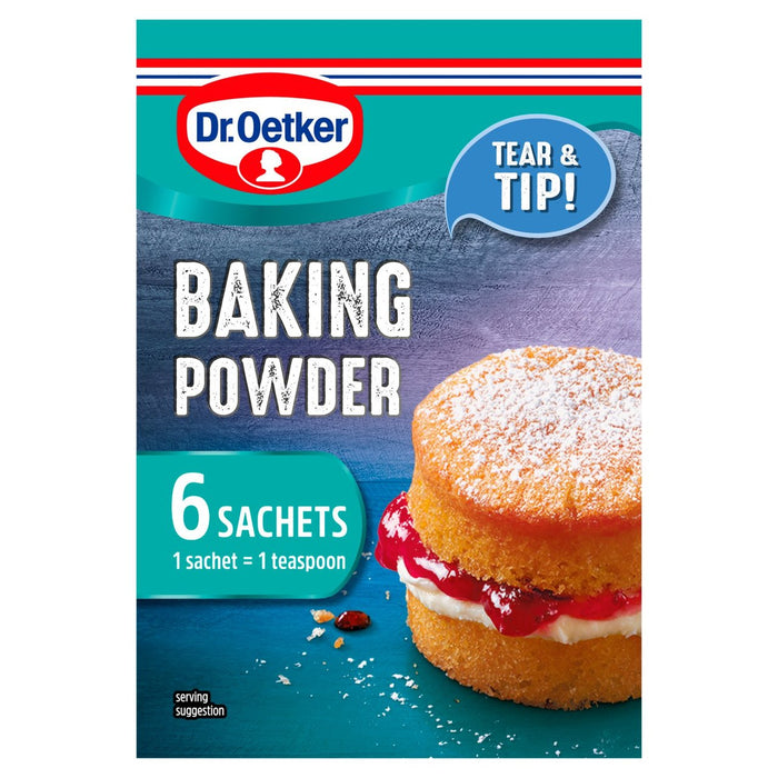 Dr. Oetker Sarquías de polvo de hornear sin gluten 6 x 5g