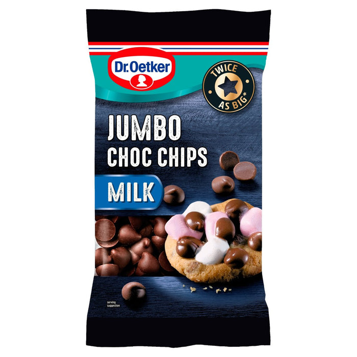 Dr. Oetker Jumbo Milk Chocolate Chips 125G