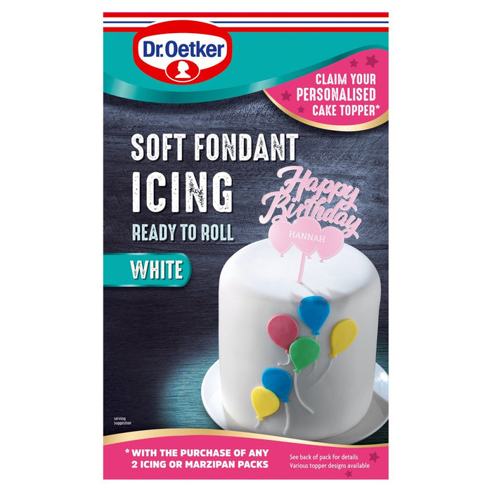 Dr. Oetker listo para rodar Fondant White Fondant 1 kg