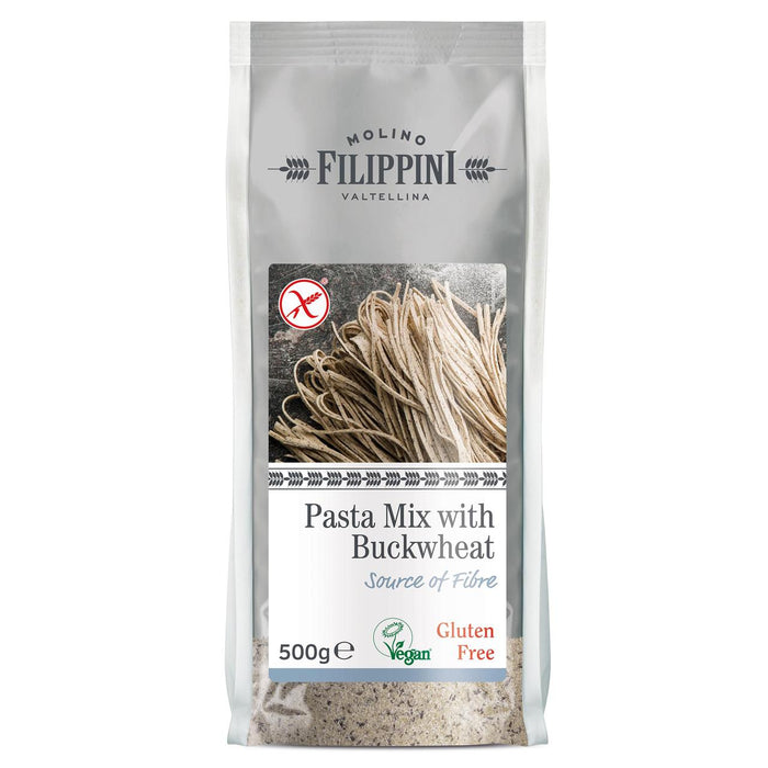 Mélange de farine de pâtes sans gluten Filippini avec le sarrasin 500g