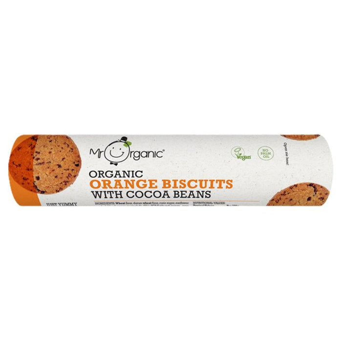 Mr Organic Orange Biscuits with Cocoa Beans 250g