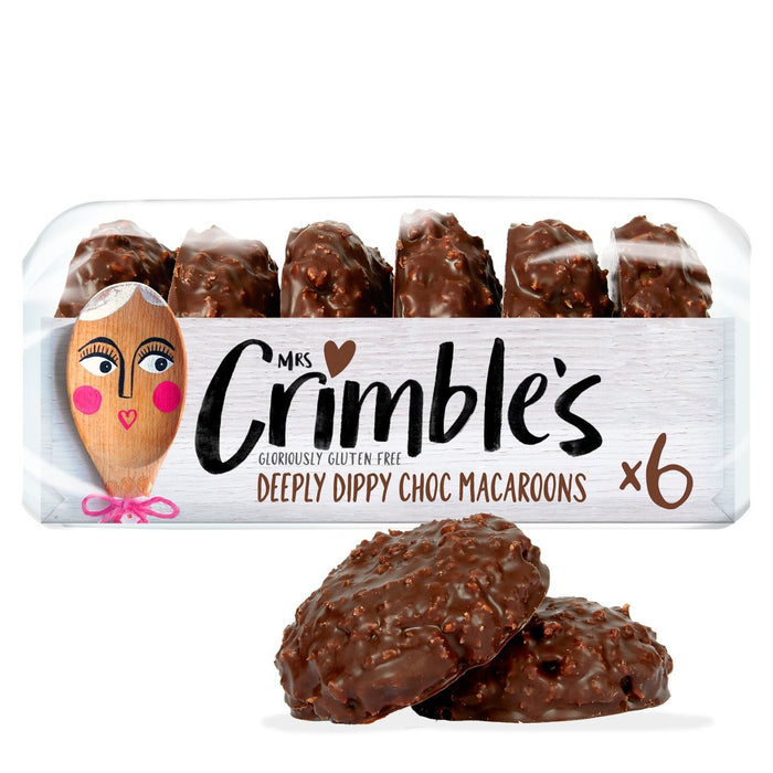 Mrs Crimble's Gluten Free Deeply Dippy Choc Coconut Macaroons 240g