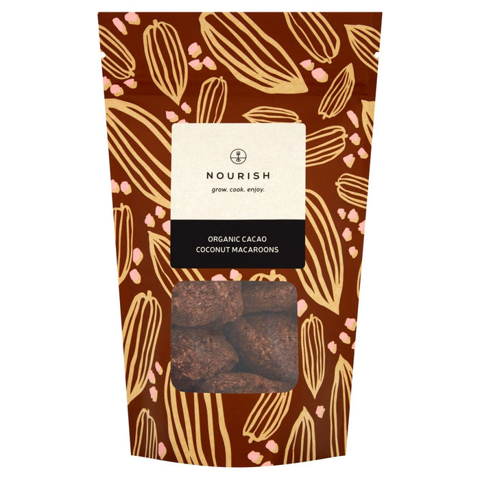 Nourish Organic Cacao Coconut Macaroons 140g