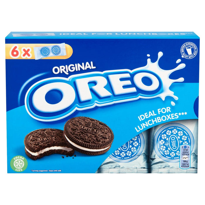 Oreo Chocolate Sandwich Keks Lunchbox 6 pro Pack