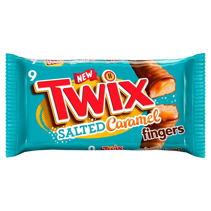 Twix Salted Caramel Biscuit 9 per pack