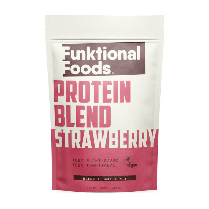 Funktional Foods Strawberry Vegan Protein Powder 1kg