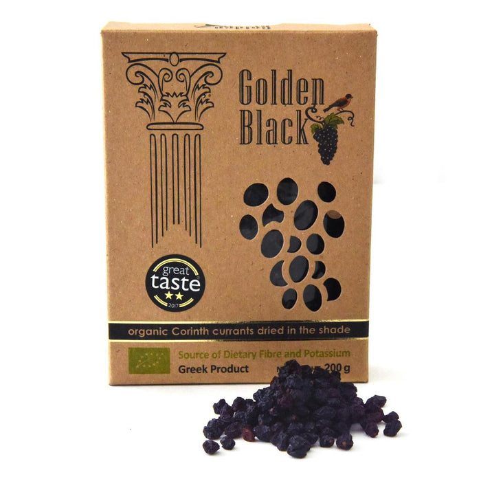 Golden Black Organic Greek Corinthe Currings 200g