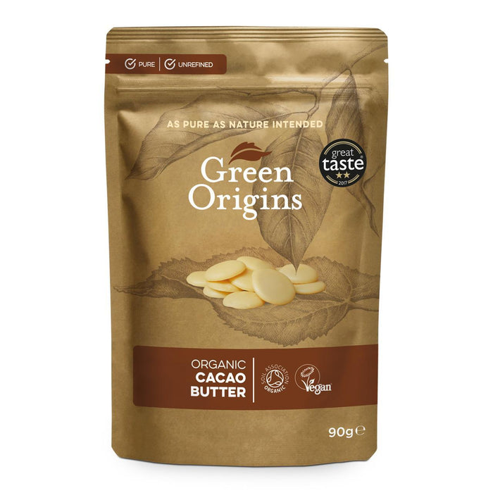 Origins verdes Mantequilla de cacao orgánico 90G