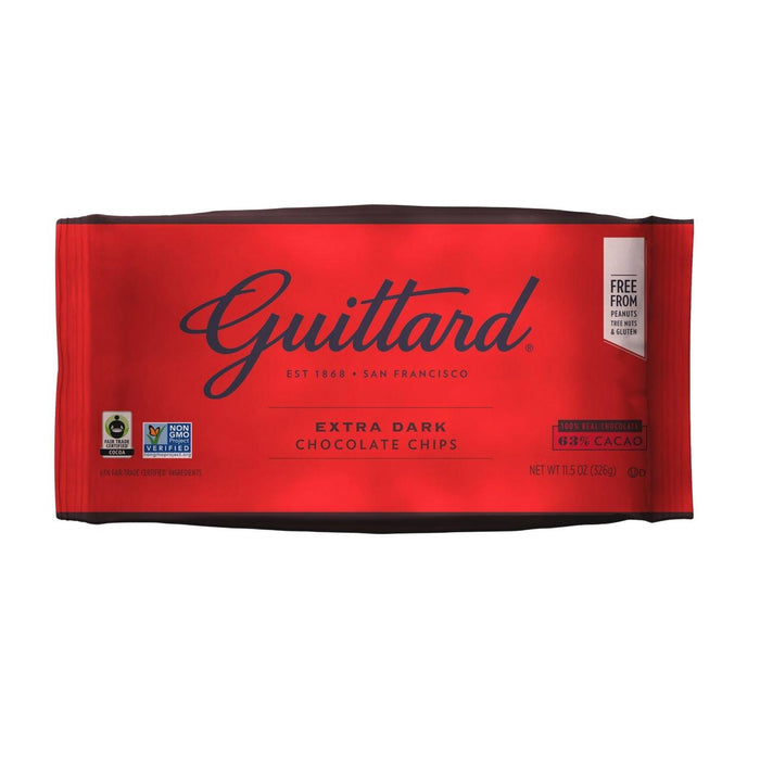 Guitard Chips de cuisson au chocolat noir supplémentaire 63% 326G