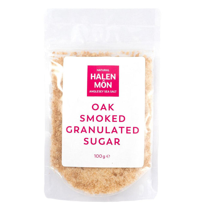 Halen Mon Oak geräucherter Zuckerkörnchen 100 g