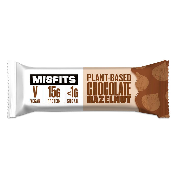 Misfits Choc Haselnuss Veganer Protein Bar 45G