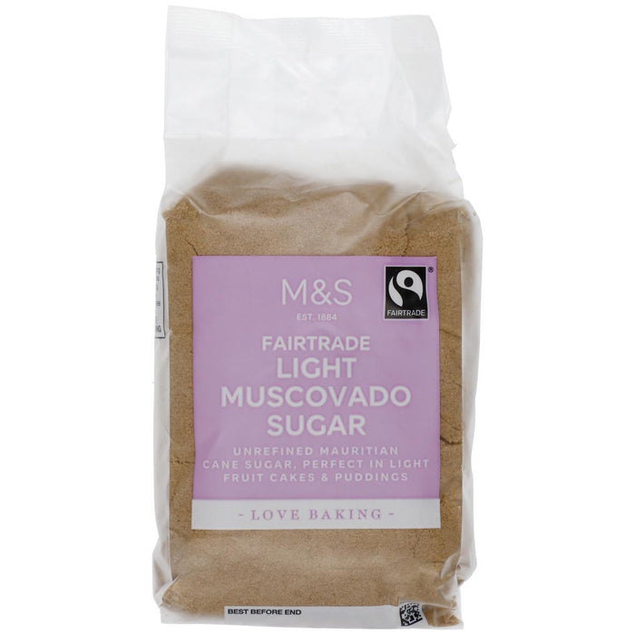 M&S Fairtrade Light Muscovado Sugar 500g