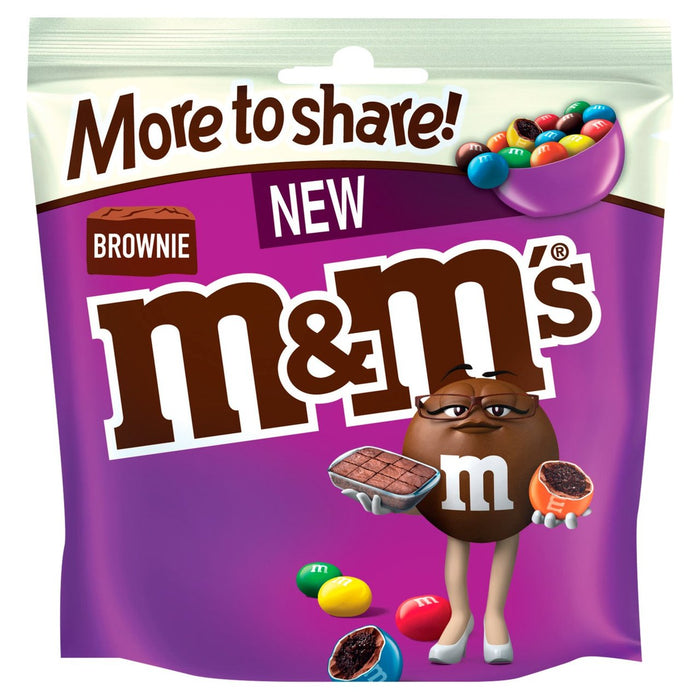 M&M's Brownie Chocolate More to Share Pouch Bag 213g