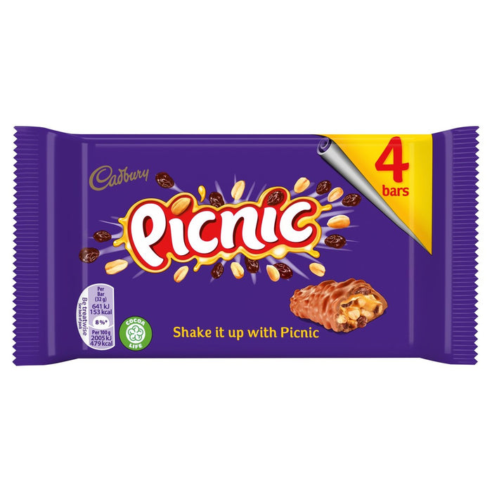 Cadbury pique-nique 4 x 32g