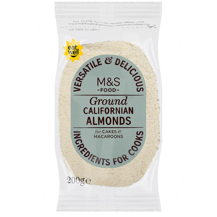 M&S Ground Almends Californian 200g