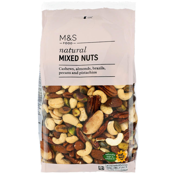 Noix mélangées naturelles M&S 750G