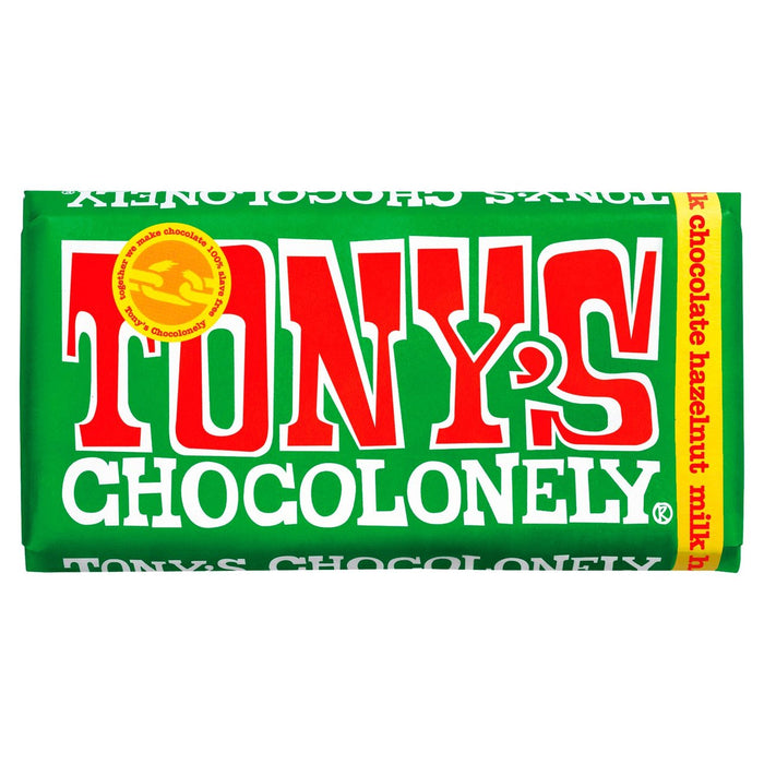 Tony's Chocolonely Milk Chocolate Hazelnut 180g