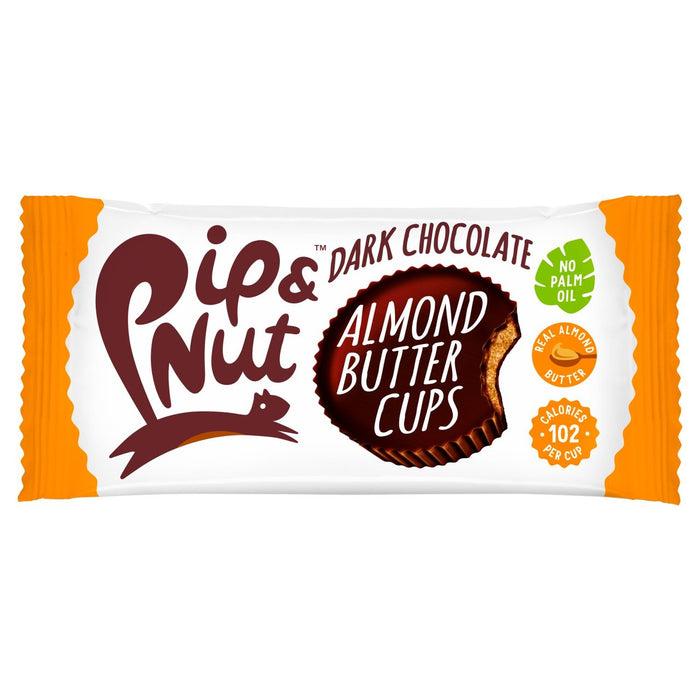 Pip & Nut Dark Chocolate Almond Butter Cups 34g