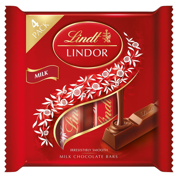 Lindt Lindor 4 Milchschokoladenstangen 100g