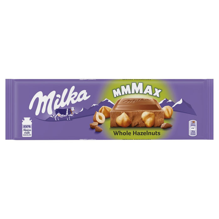 Mila max barre de chocolat à la noisette 270g