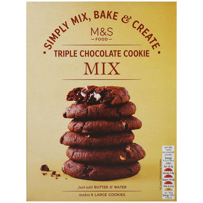 M&S Triple Chocolate Cookie Mix 300G