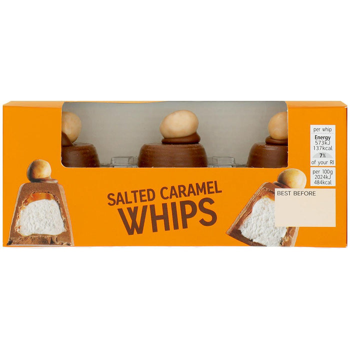 M&S 3 látigos de caramelo salado 85G