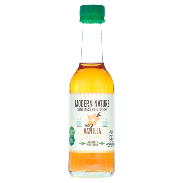 Modern Nature Vanilla Coffee Syrup Reduced Sugar 250ml