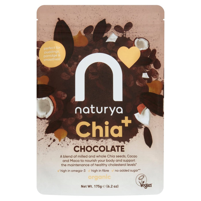 Naturya Organic Chocolate Chia+ Pudding 175g