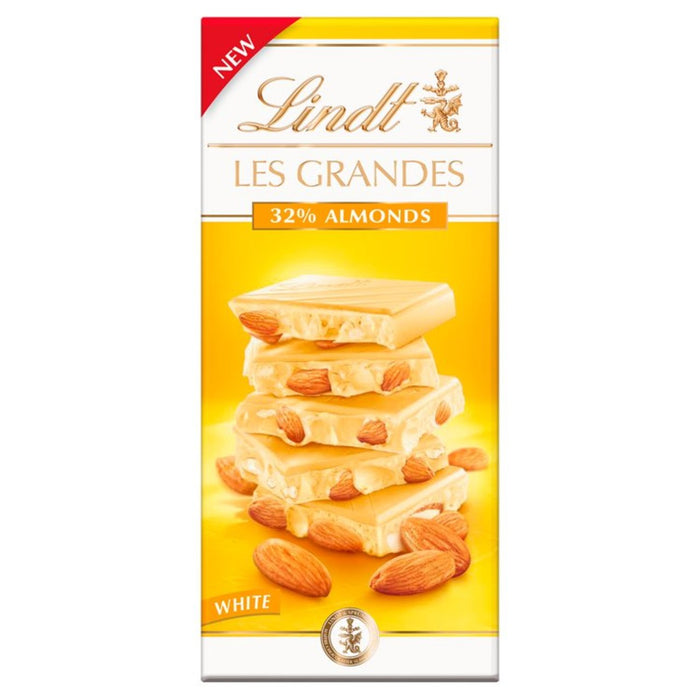 Lindt Les Grandes Almond & White Chocolate Bar 150G