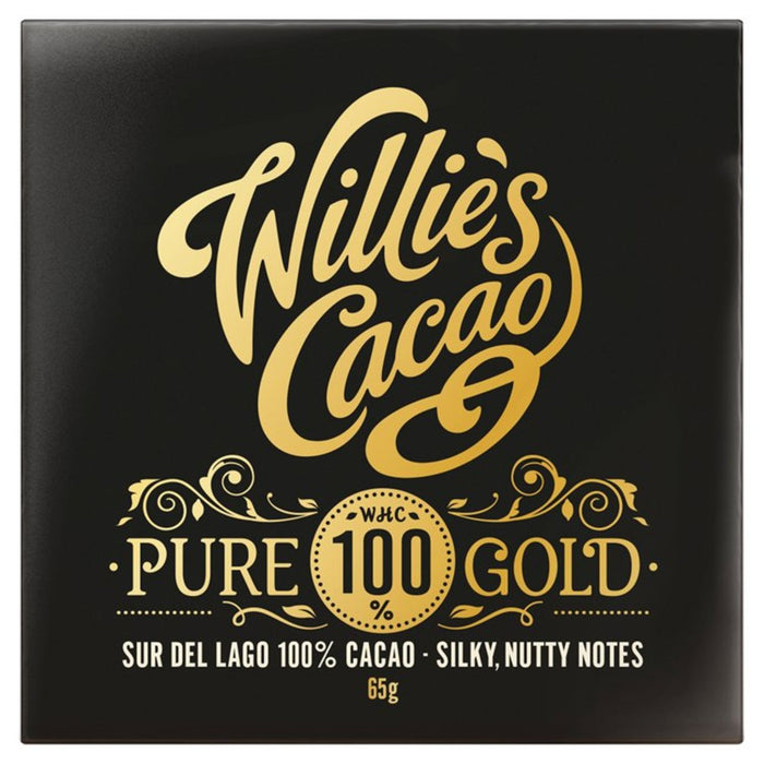 Willie's Cacao Pure 100% Gold Sur del Lago Cacao 65G