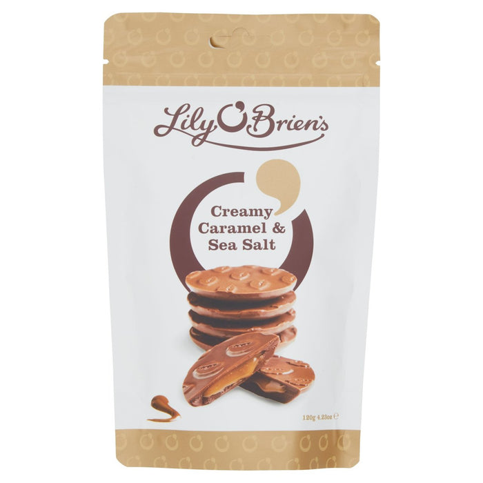 Lily O'Brien's cremoso caramelos con sal marina 120 g