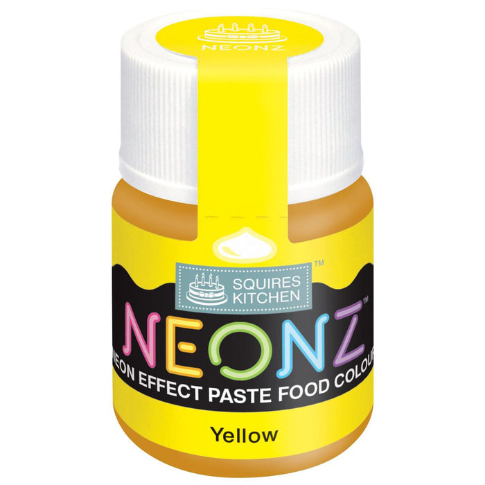 Squires Kitchen Neonz Paste Food Farbe gelb 20g