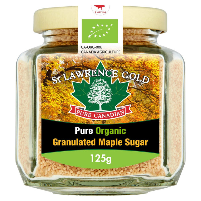 St Lawrence Gold Organic Pure Maple Sugar 125G