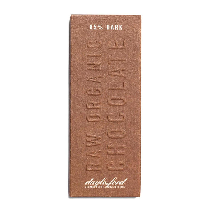 Bar à chocolat cru biologique Daylesford Dark 85% 50g