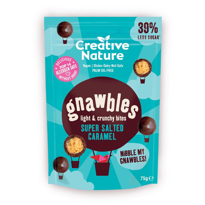 Creative Nature Gnawbles Super Salted Caramel Share Bag 75g