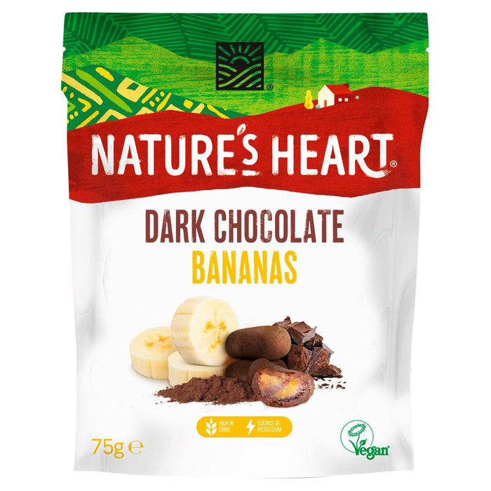 Bananes au chocolat noir du cœur de la nature 75g