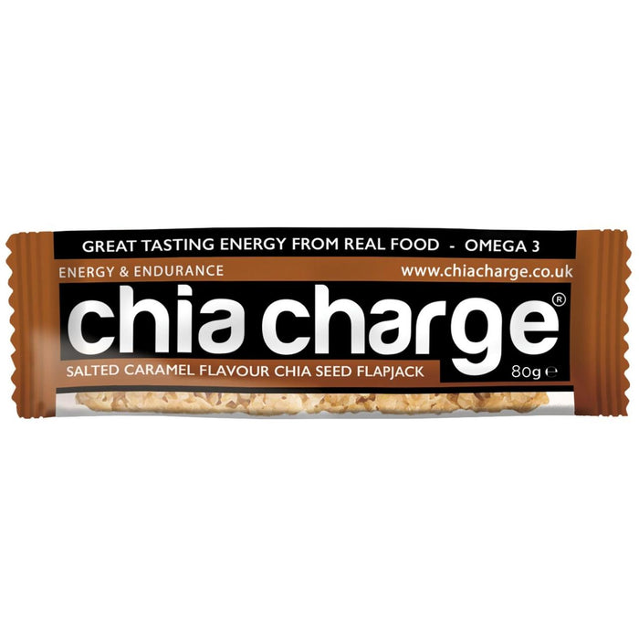 Chia Charge Salted Caramel Chia Seed Flapjack 80G